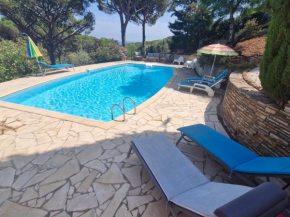 Villa familiale avec piscine privée, proche plage, parking et wifi à Sainte-Maxime - FR-1-780-12